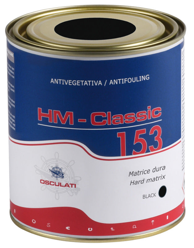 HM Classic 153 Hartes Antifouling, schwarz
